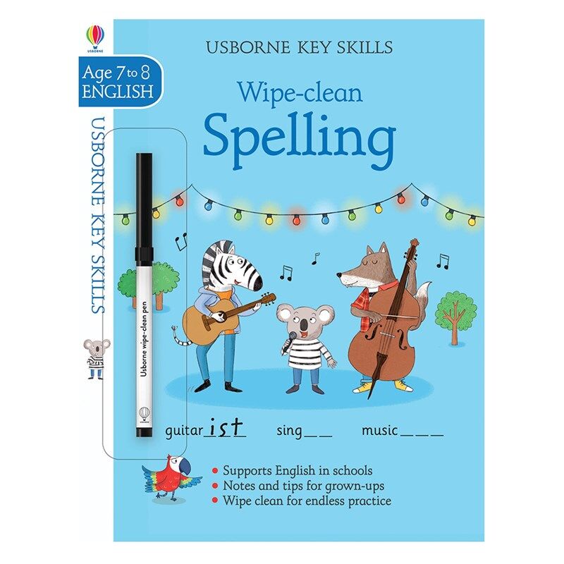 Key Skills Wipe-Clean Spelling 7-8