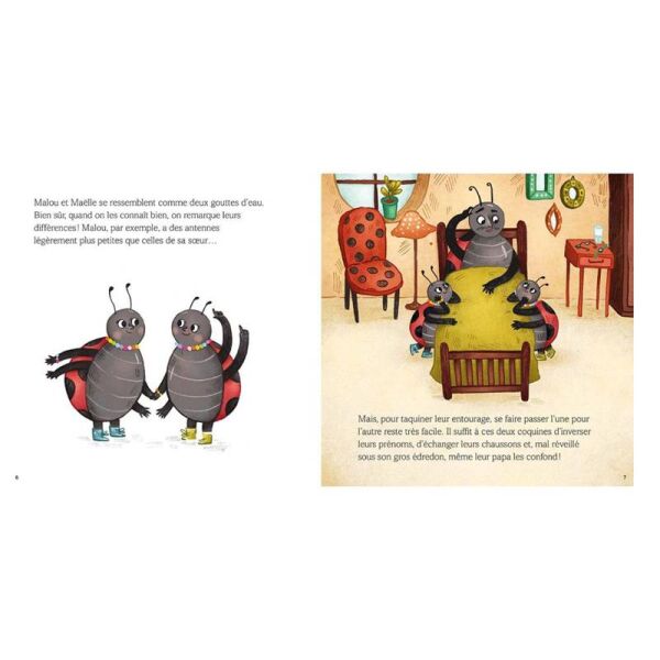 Malou Et Maelle Les Jumelles Coccinelles