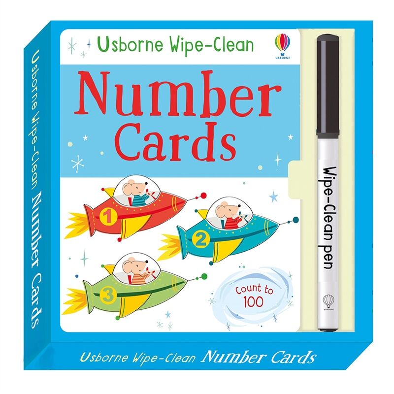 NUMBER CARDS - WIPE-CLEAN
