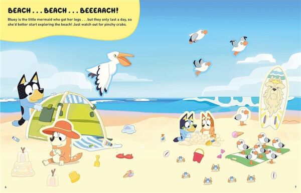 Bluey - Lets Stick Sticker Scenes Book