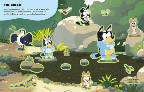 Bluey - Lets Stick Sticker Scenes Book