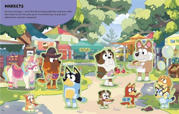 Bluey - Lets Stick Sticker Scenes Book