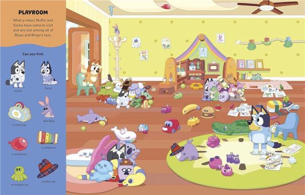 Bluey - Wheres Bluey Search A Find Book