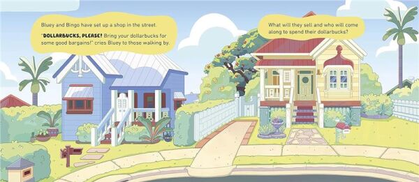 Bluey - Lets Play Outside Magnet Book