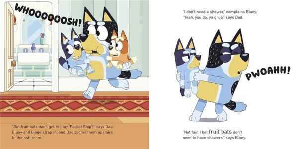 Bluey - Goodnight Fruit Bat - Paperback