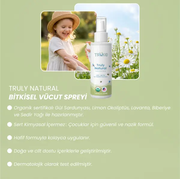 Truly Natural Bitkisel Sinek Kovucu Sprey 100 ml