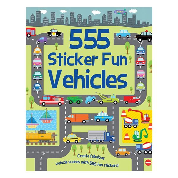 555 Sticker Fun - Vehicles