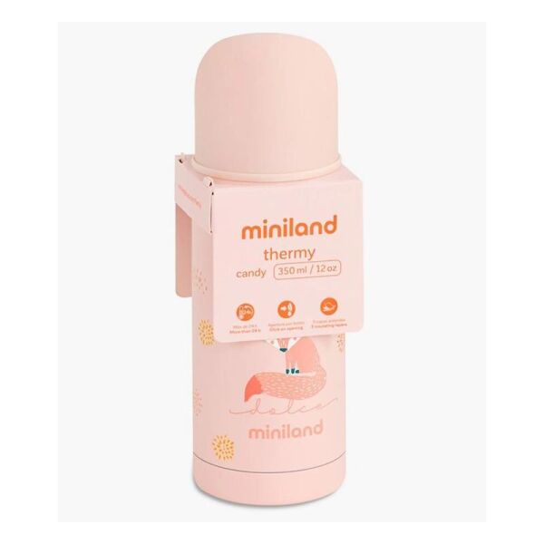 Paslanmaz Çelik Termos 350 ml - Açık Pembe