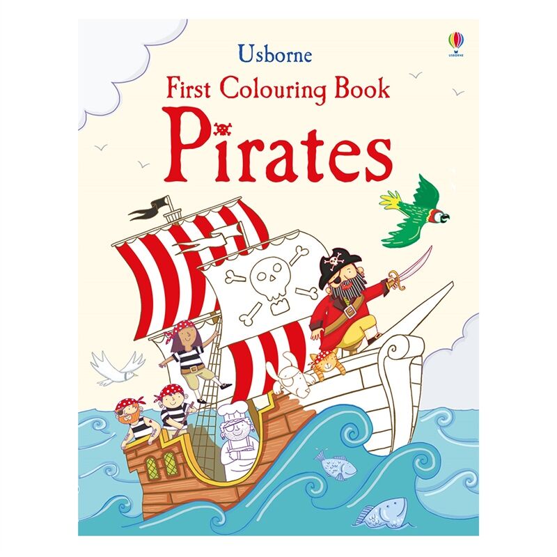 Usborne First Colouring Book Pirates