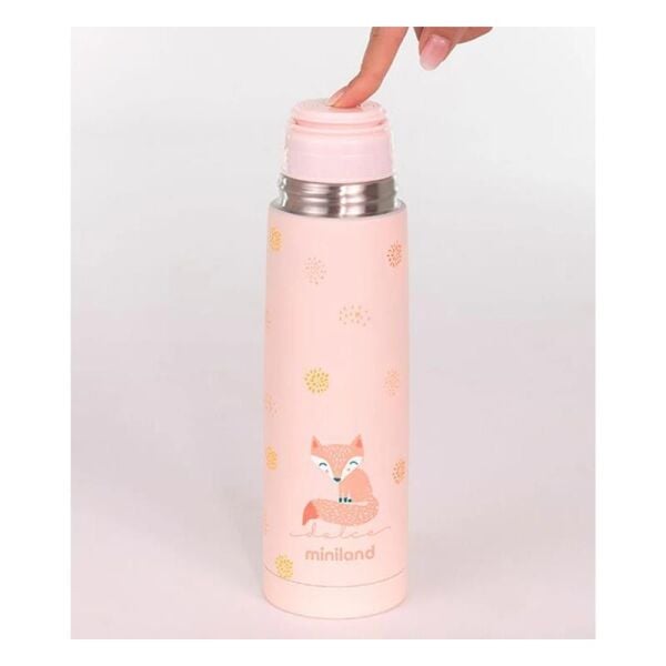Paslanmaz Çelik Termos 500 ml - Açık Pembe