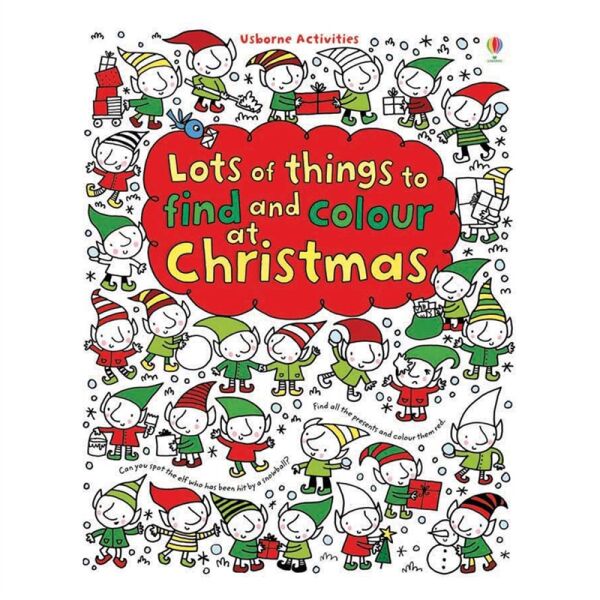 LOTS OF THINGS TO FIND AND COLOUR AT CHRISTMAS