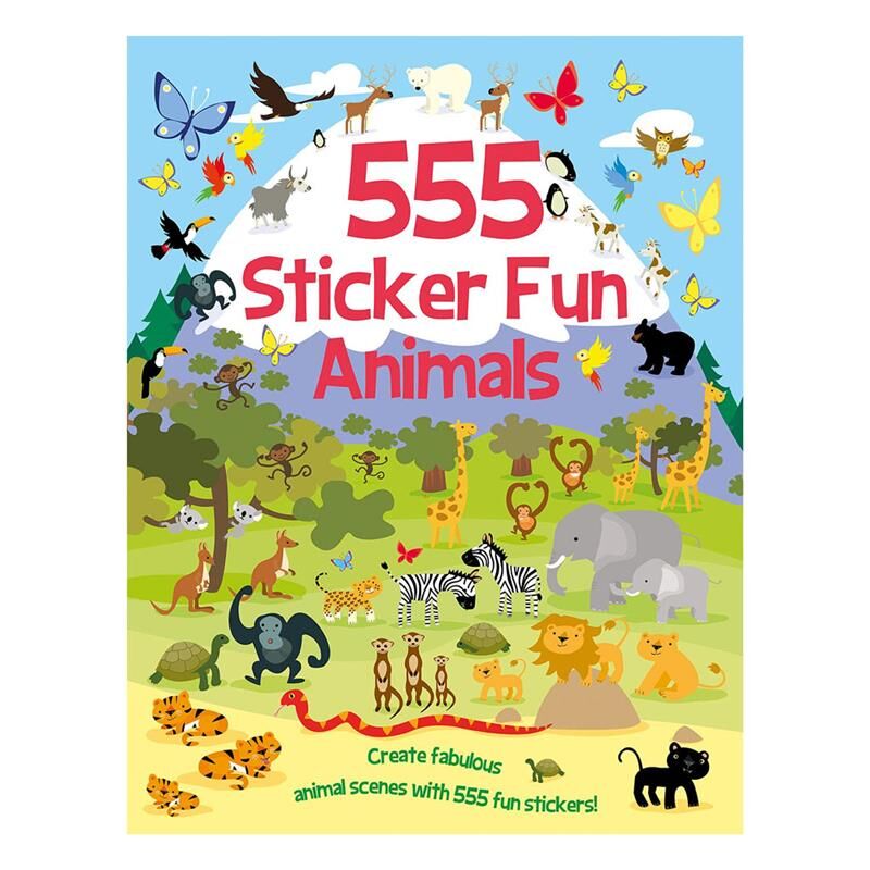 555 Sticker Fun - Animals
