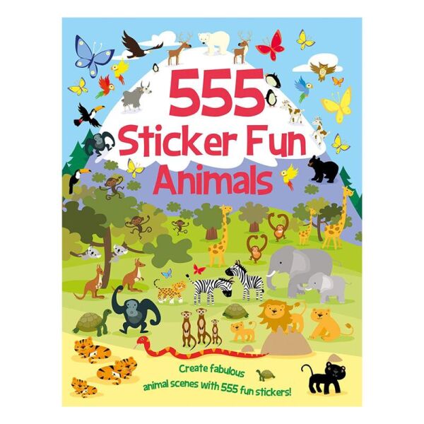 555 Sticker Fun - Animals