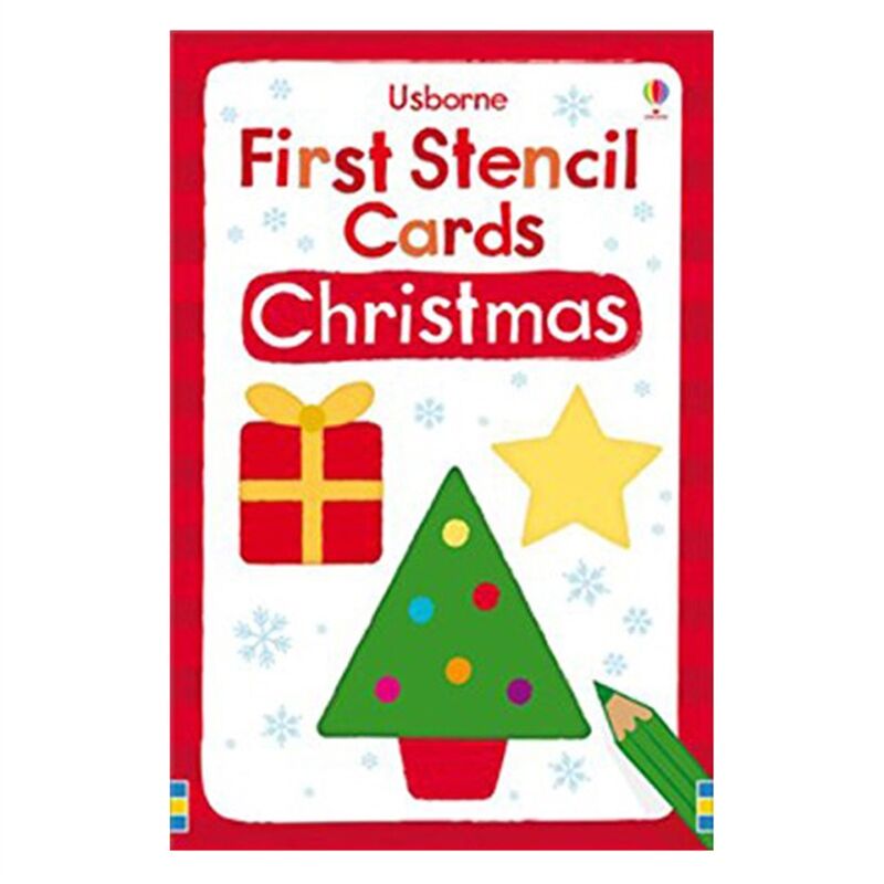 CHRISTMAS (USBORNE FIRST STENCIL CARDS)