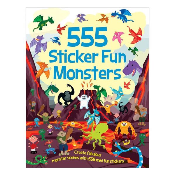 555 Sticker Fun - Monsters