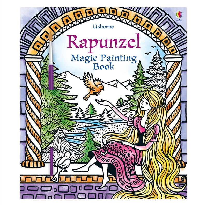 Rapunzel Magic Painting Book