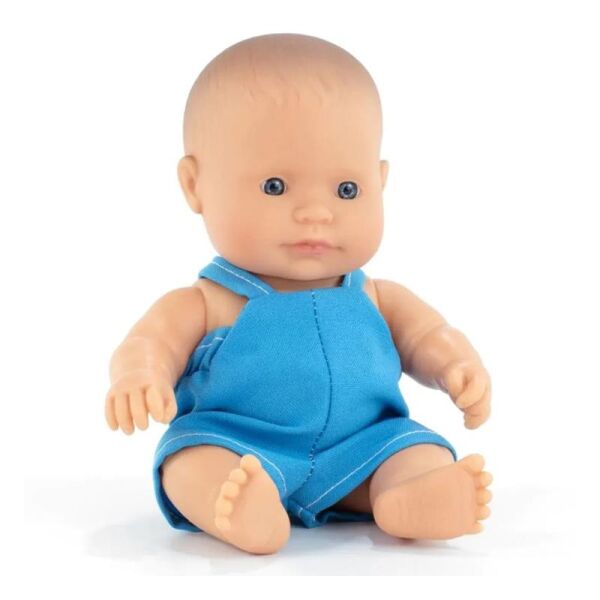 Mf and M Caucasian Boy Baby Doll 21Cm
