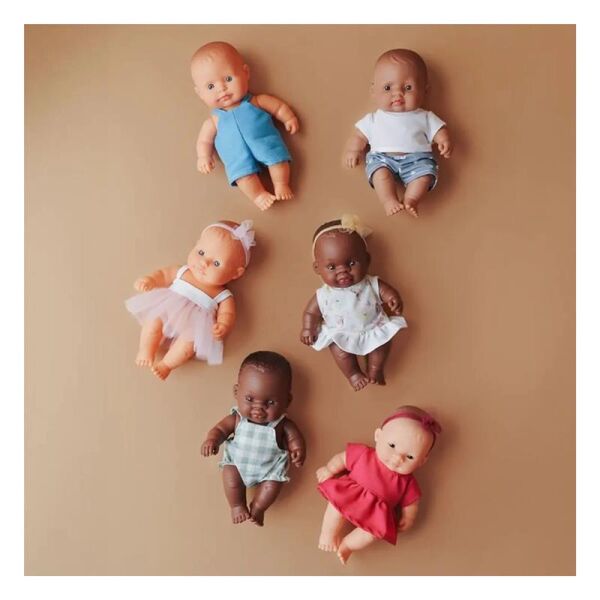 Mf and M Caucasian Boy Baby Doll 21Cm