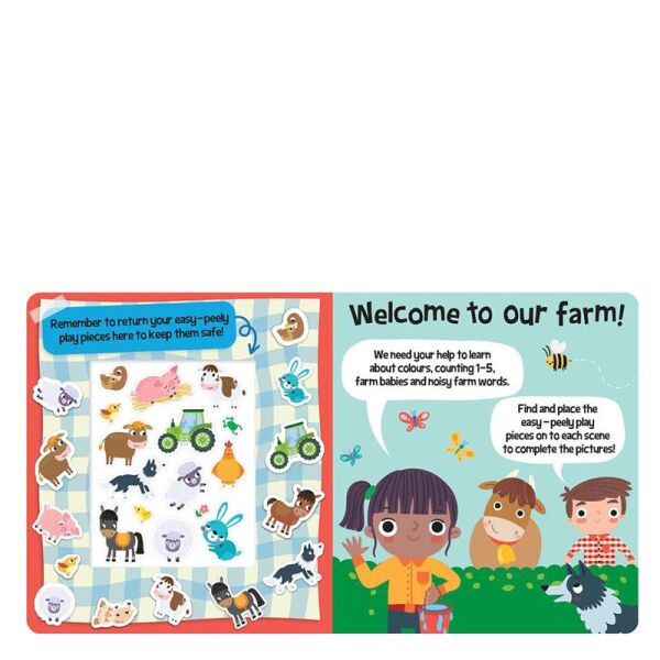 Easy Peely Farm - Peel-Stick-Play