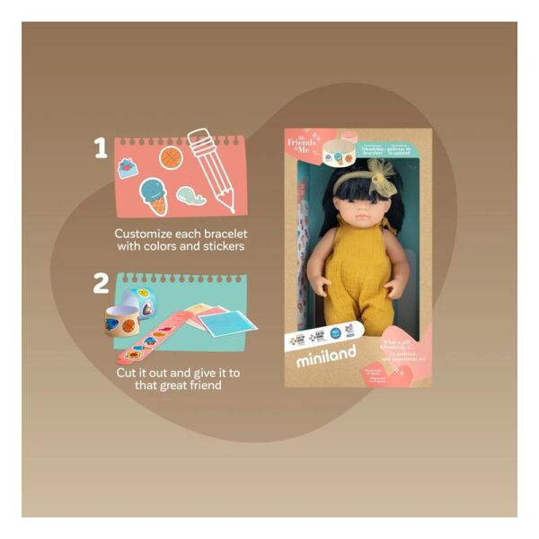 Mf and M Baby Doll Asian Girl 38Cm