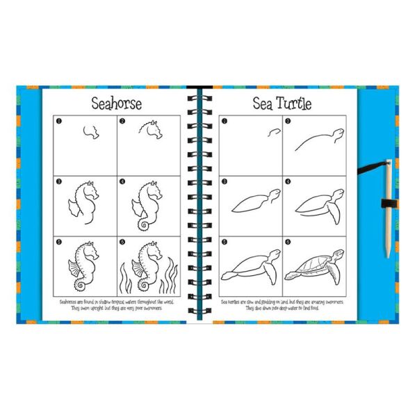 Scratch And Draw - Ocean Animals