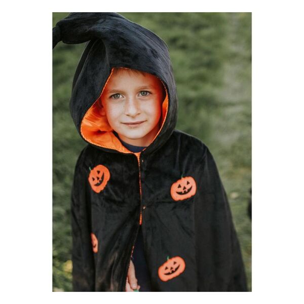 Halloween Kabağı Pelerini 4-7 Yaş