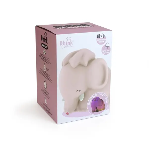Silikon Şarjlı Fil Maya Gece Lambası