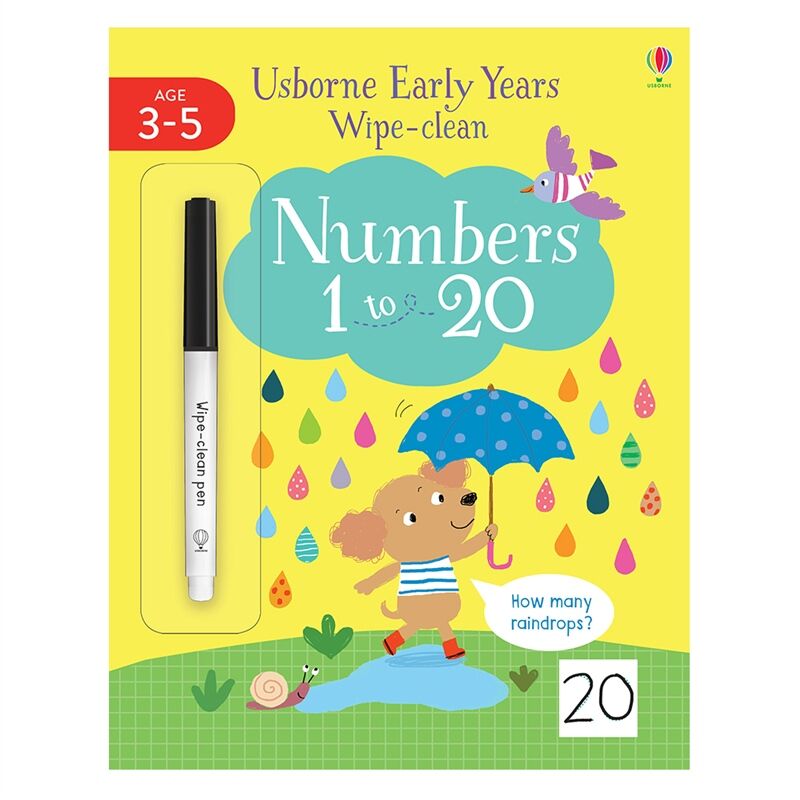 Early Years Wipe Clean Numbers 1-20