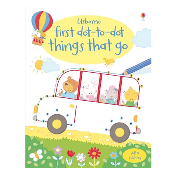 FIRST DOT TO DOT THINGS THAT GO
