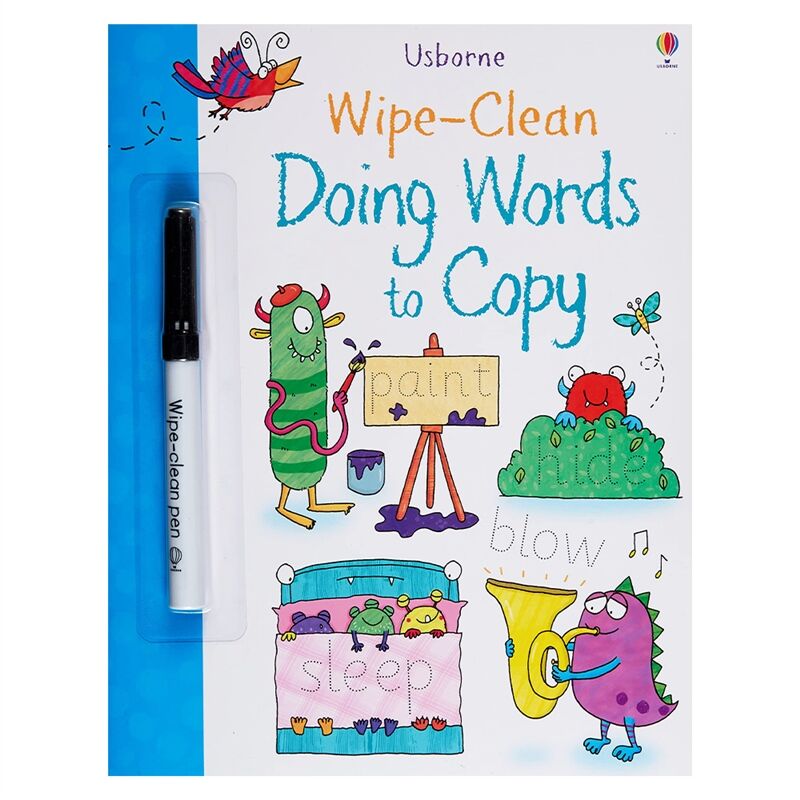 Wipe Clean Doing Words To Copy