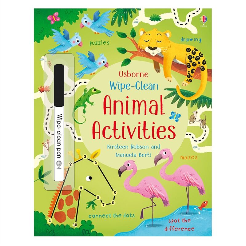 Wipe-Clean Animal Activities