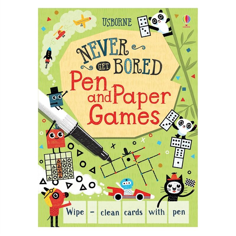 Never Get Bored Pen And Paper Games
