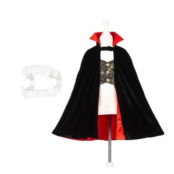 Drakula Vampir Pelerini ve Dişler 4-8 Yaş
