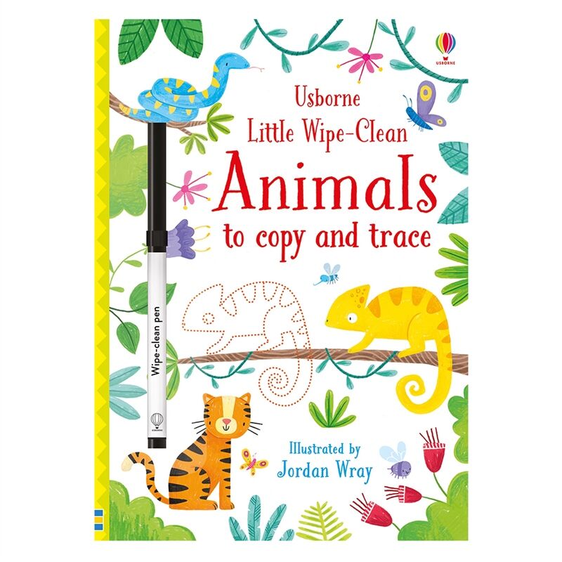 Little Wipe-Clean Animals To Copy And Trace