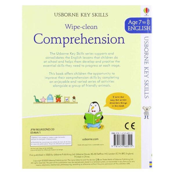 Key Skills Wipe Clean Comprehension 7-8