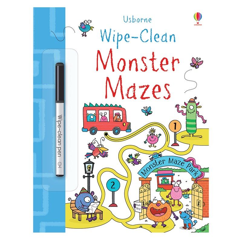 Wipe Clean Monster Mazes