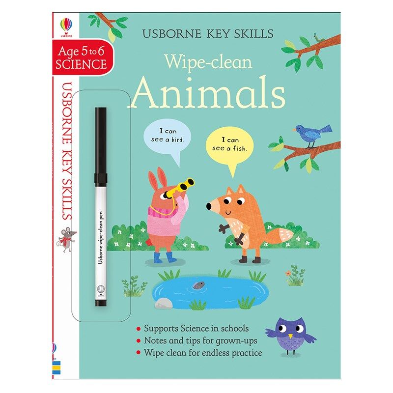 Key Skills Wipe Clean Animals 5-6