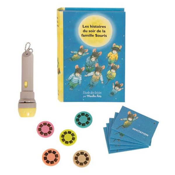 Projeksiyonlu Hikaye Kitabı - Souris Ailesi