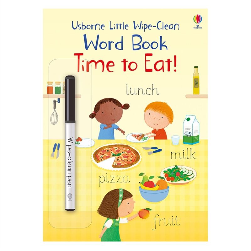 LITTLE WIPE-CLEAN WORD BOOK TIME TO EAT
