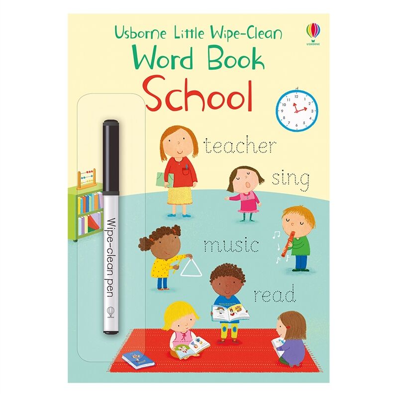 Little Wipe-Clean Word Book School