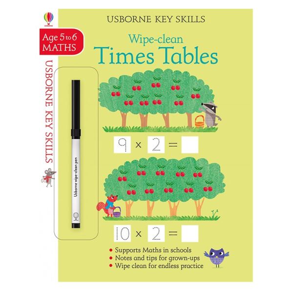 Key Skills Wipe Clean Times Tables 5-6