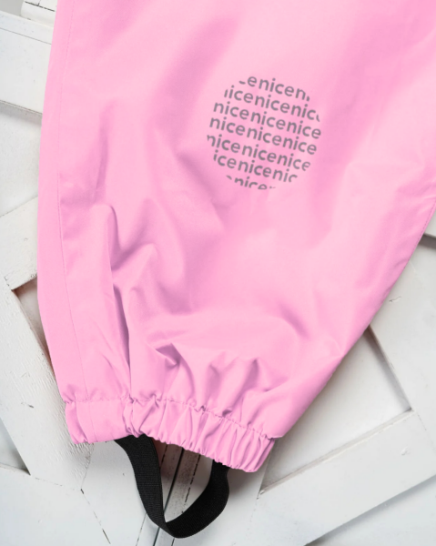 NiceKids Yağmur Tulumu Çocuk/ Pink (Islak Kuru Çantası Hediyeli)