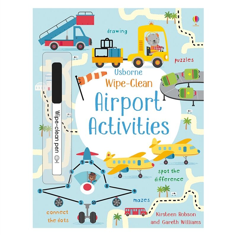 Wipe-Clean Airport Activities