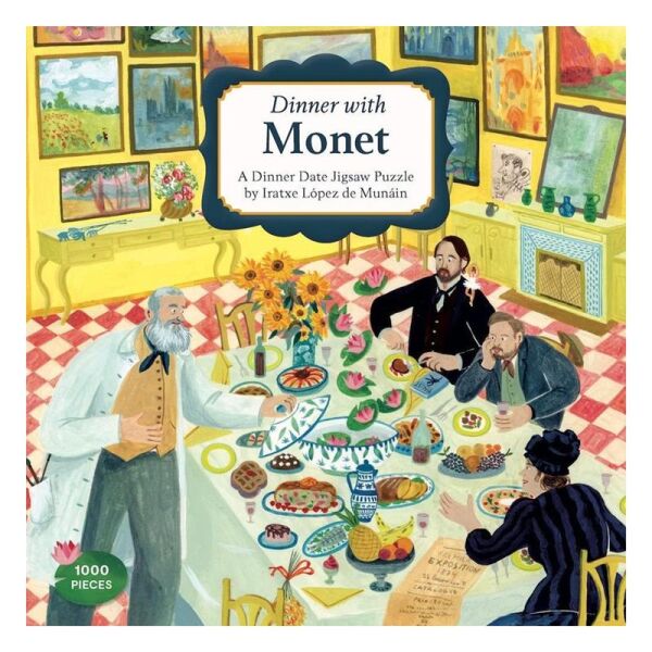 Dinner with Monet - 1000pcs Classic Jigsaw