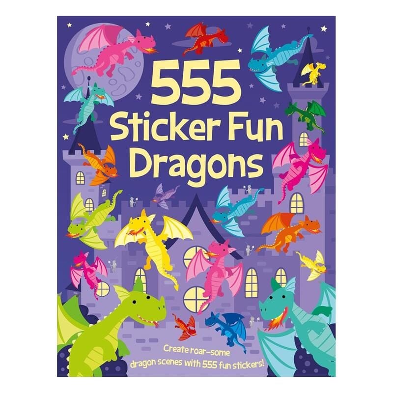 555 Sticker Fun - Dragons