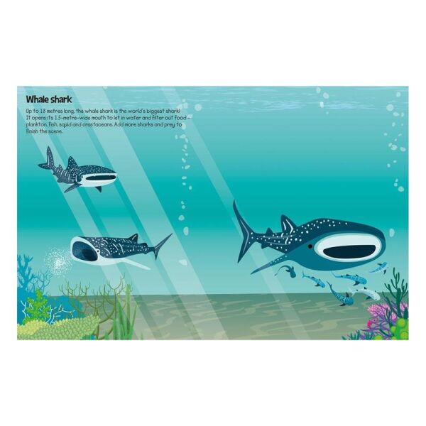 555 Sticker Fun - Sharks