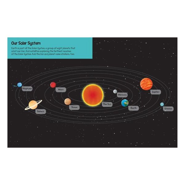 555 Sticker Fun - Space