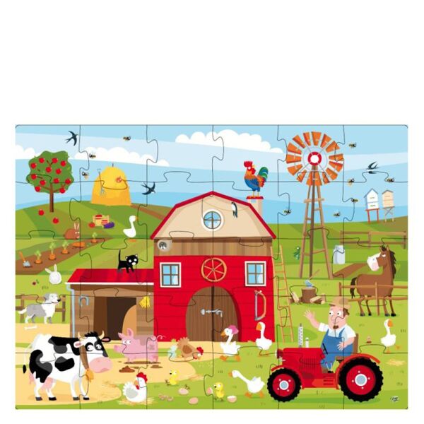 Farm Friends - Book And Giant Puzzle