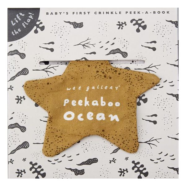 Wee Galery Cloth Book - Peekaboo Ocean
