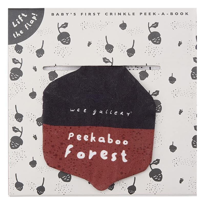 Wee Galery Cloth Book - Peekaboo Forest